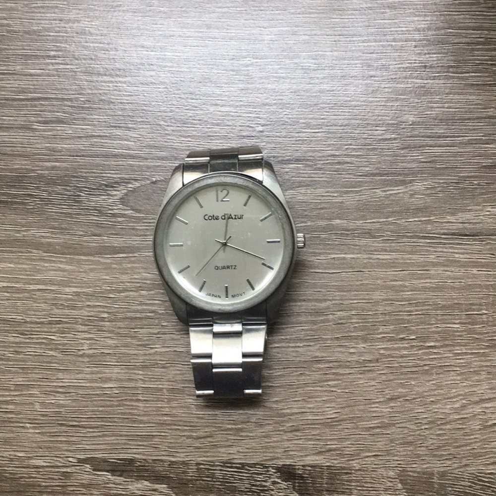 Silver watch